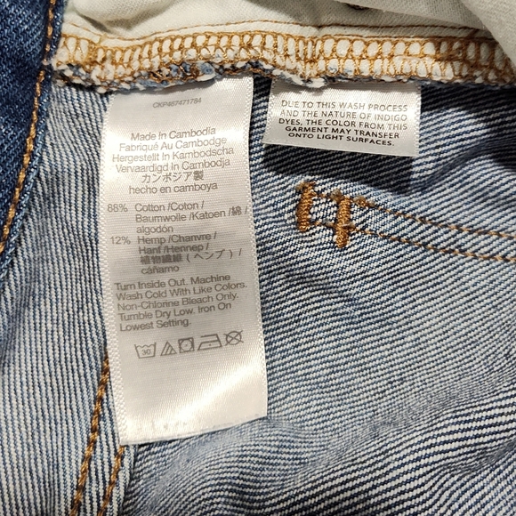 Madewell Women's Baggy Straight Classic Blue Denim Jeans, Size 28 - Picture 11 of 14